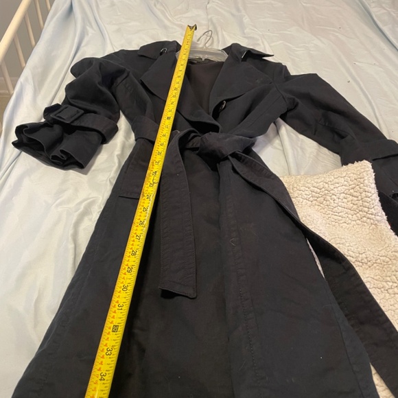 Ann Taylor trench coat and lucky Jean jacket - Picture 2 of 7